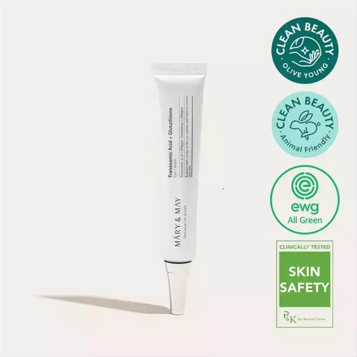 Tranexamic acid + glutathione eye cream 30g Mary&May Tranexamic acid + glutathione eye cream 30g Mary&May