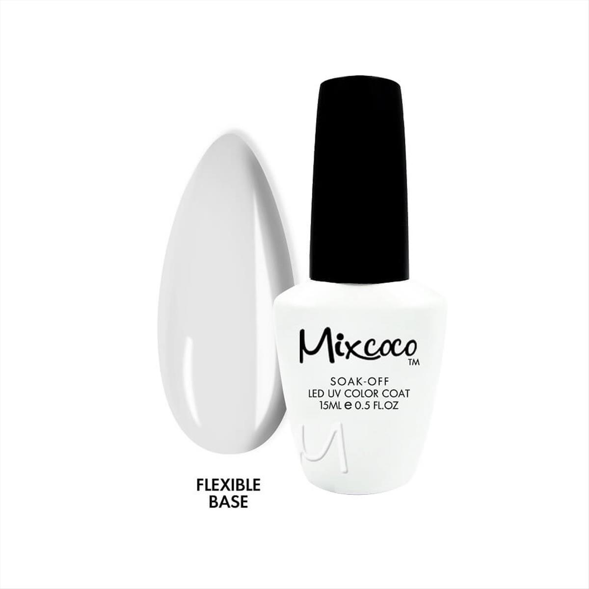 Soak Off Nails Mixcoco Rubber Base Flexible 15ml