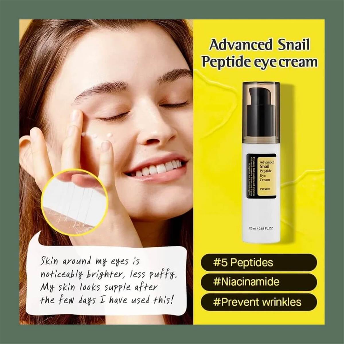 Advanced snail peptide eye cream 25ml Cosrx