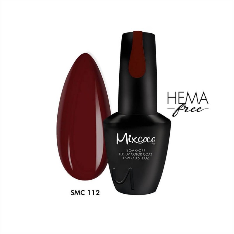 Ημιμόνιμο βερνίκι νυχιών Mixcoco SMC112 15ml