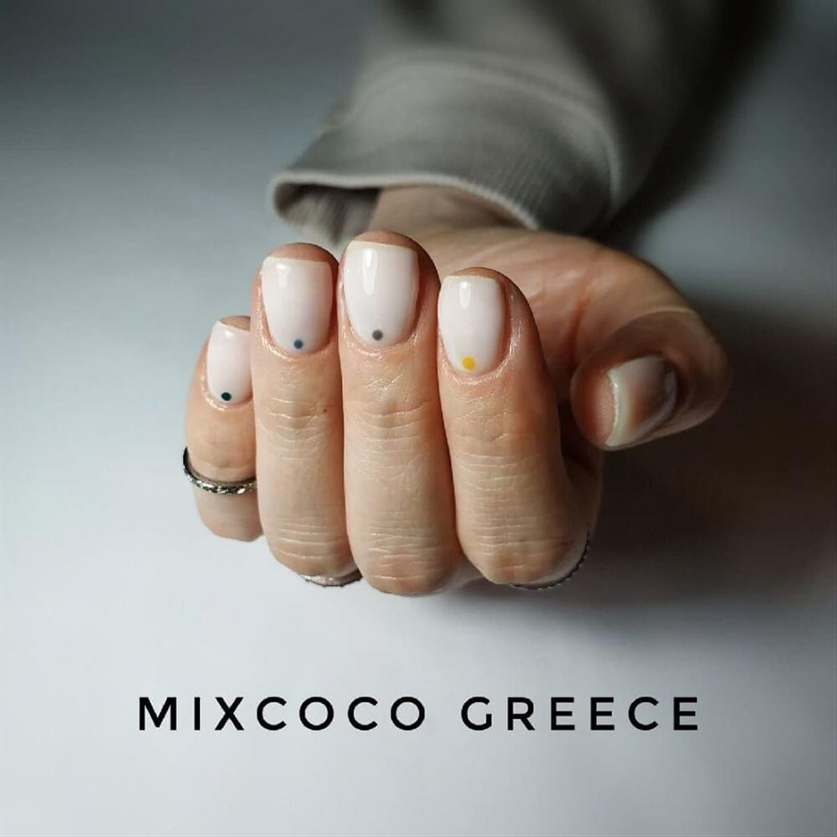 Soak Off Nails Mixcoco French Milky White 15ml