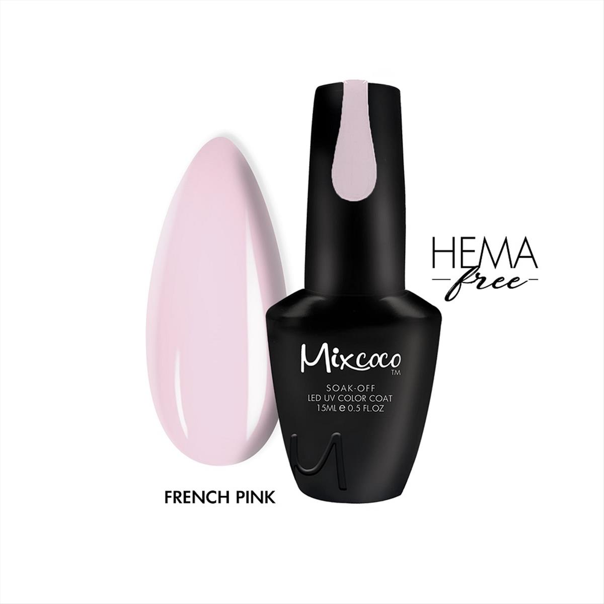 Soak Off Nails Mixcoco French Pink 15ml