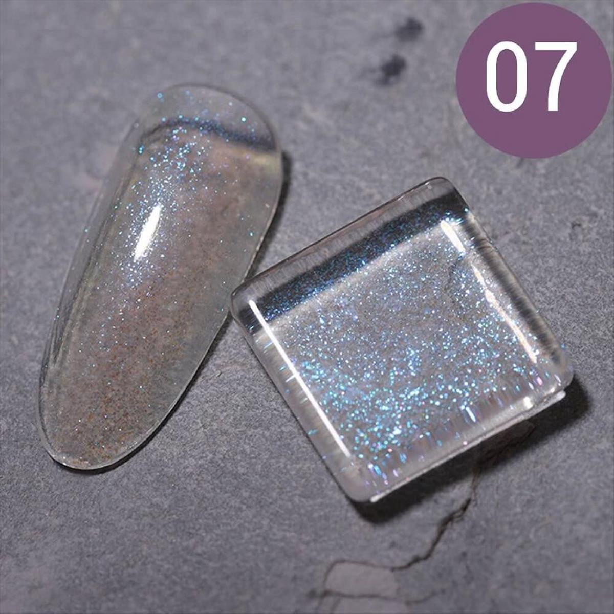 Ημιμόνιμο βερνίκι νυχιών Vi Beauty 07 Shimmer Non Wipe Top Coat 15ml