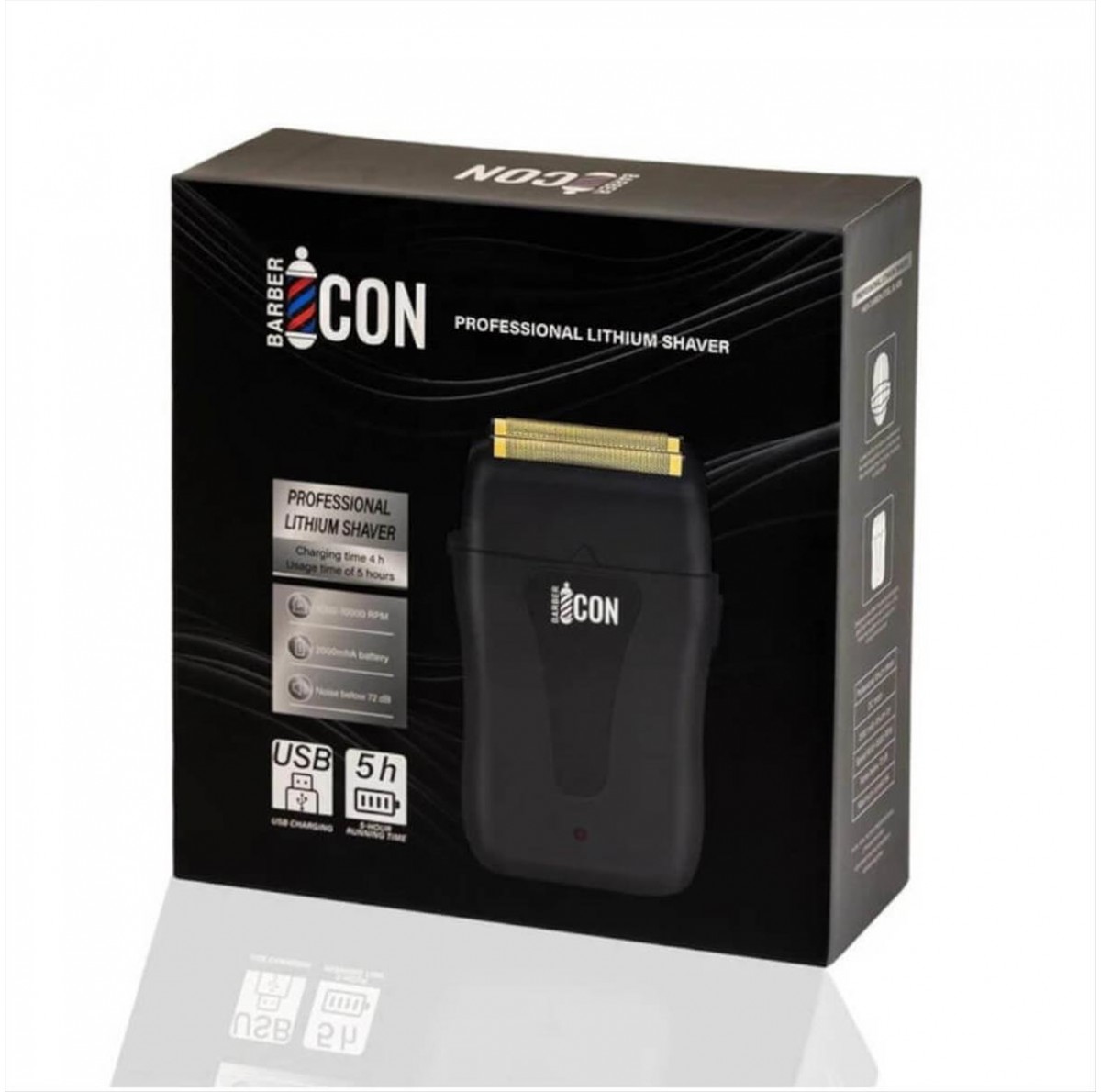 Barber Icon Shaver Black