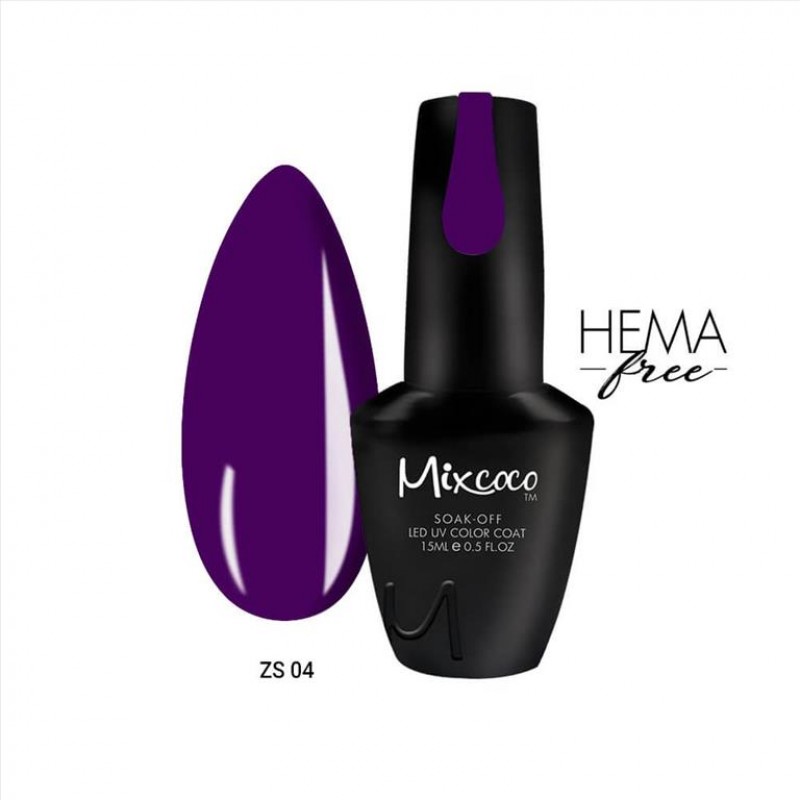 Ημιμόνιμο βερνίκι νυχιών Mixcoco ZS-04 15ml