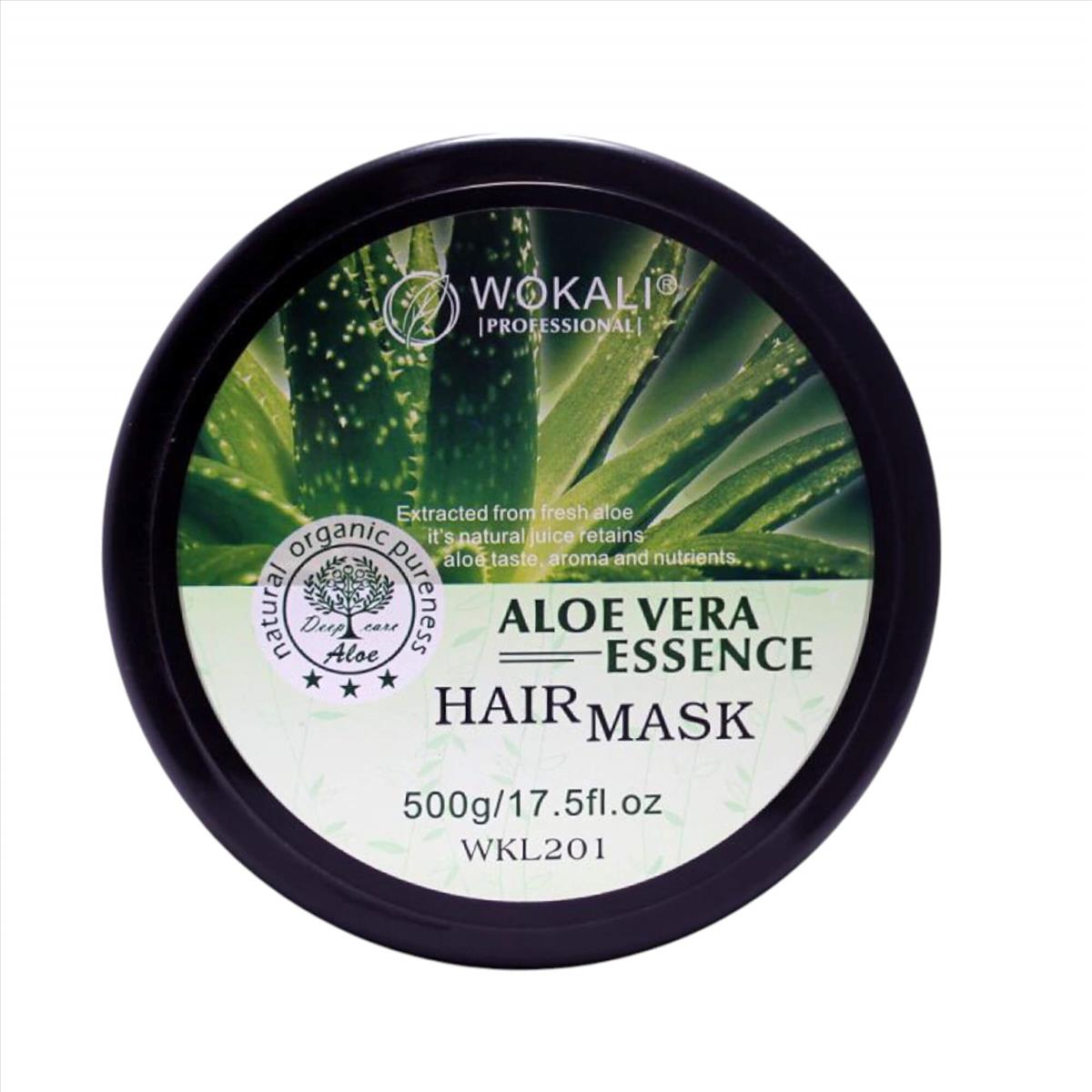 Μάσκα Μαλλιών Wokali Aloe Vera Essence 500g