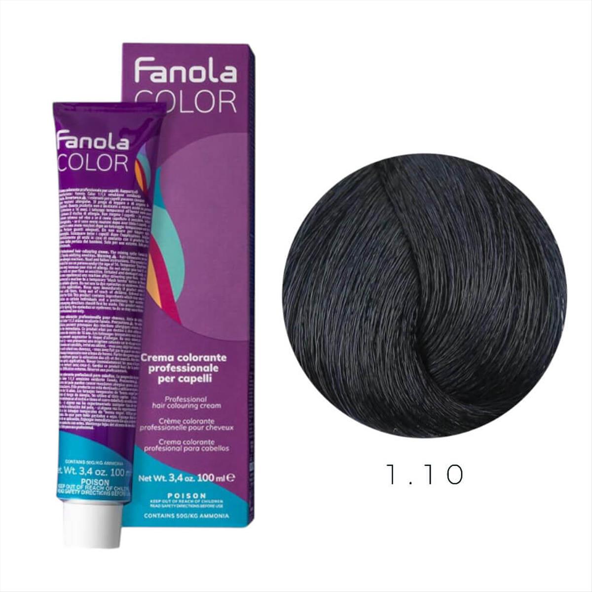 Hair Colouring Cream 1.10 Fanola 100ml