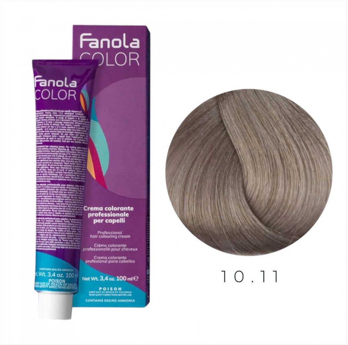 Hair Colouring Cream 10.11 Fanola 100ml