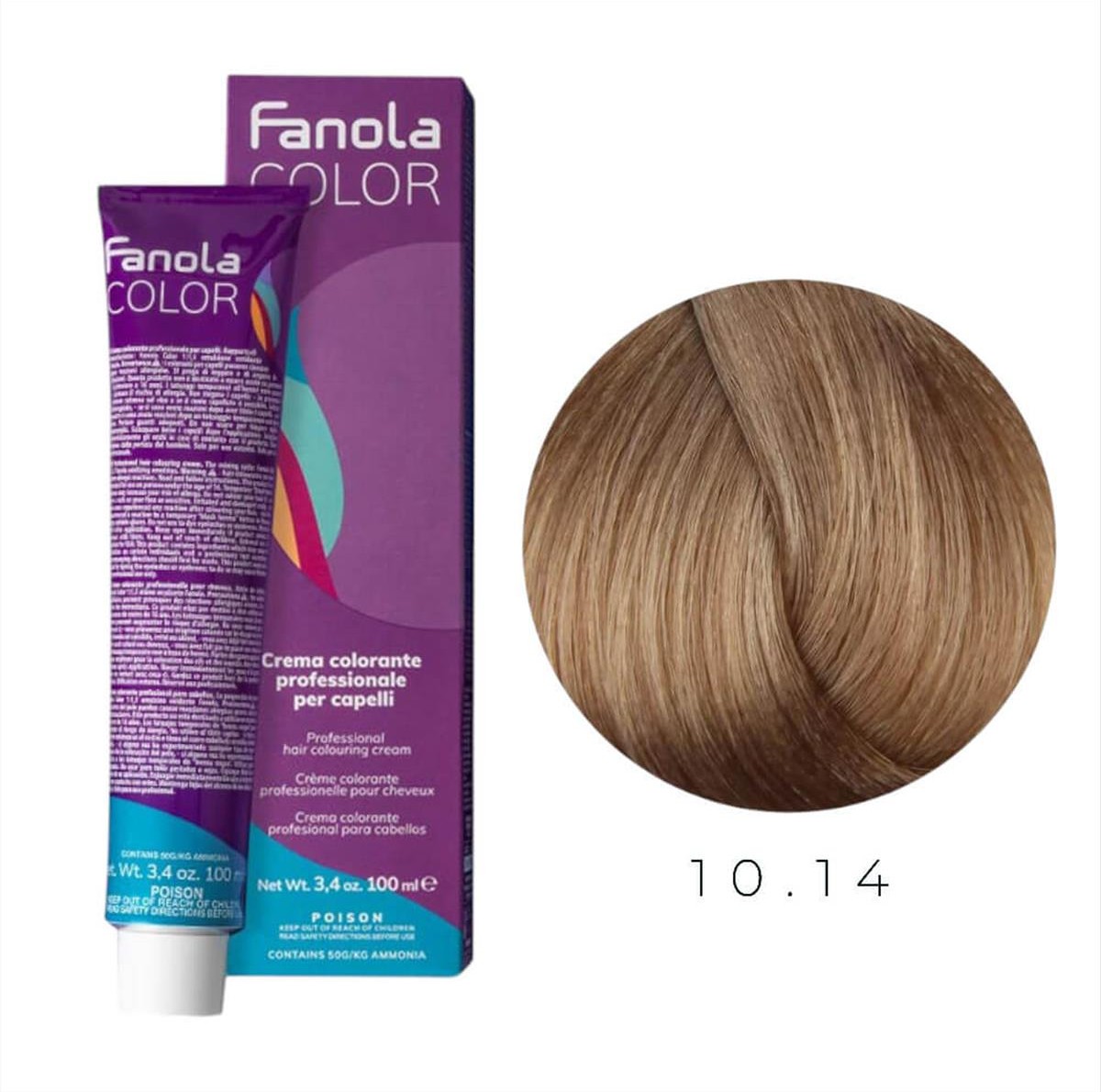 Βαφή Μαλλιών Fanola  10.14 Αμύγδαλο 100ml