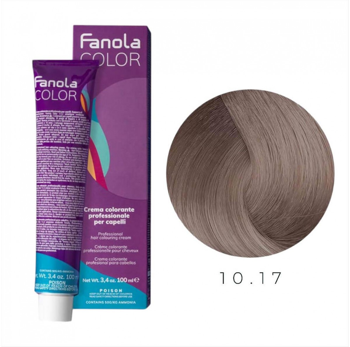 Hair Colouring Cream 10.17 Fanola 100ml