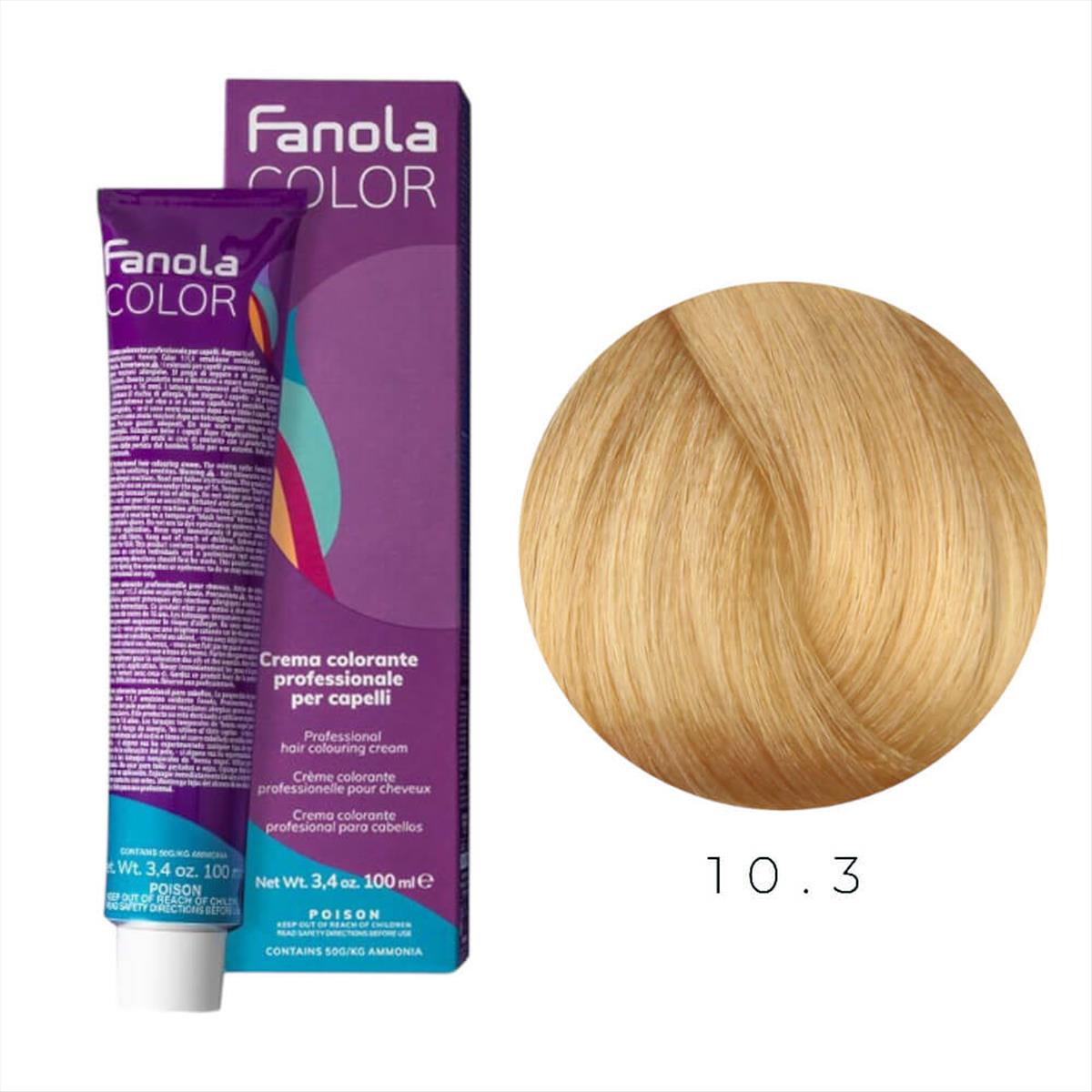 Hair Colouring Cream 10.3 Fanola 100ml