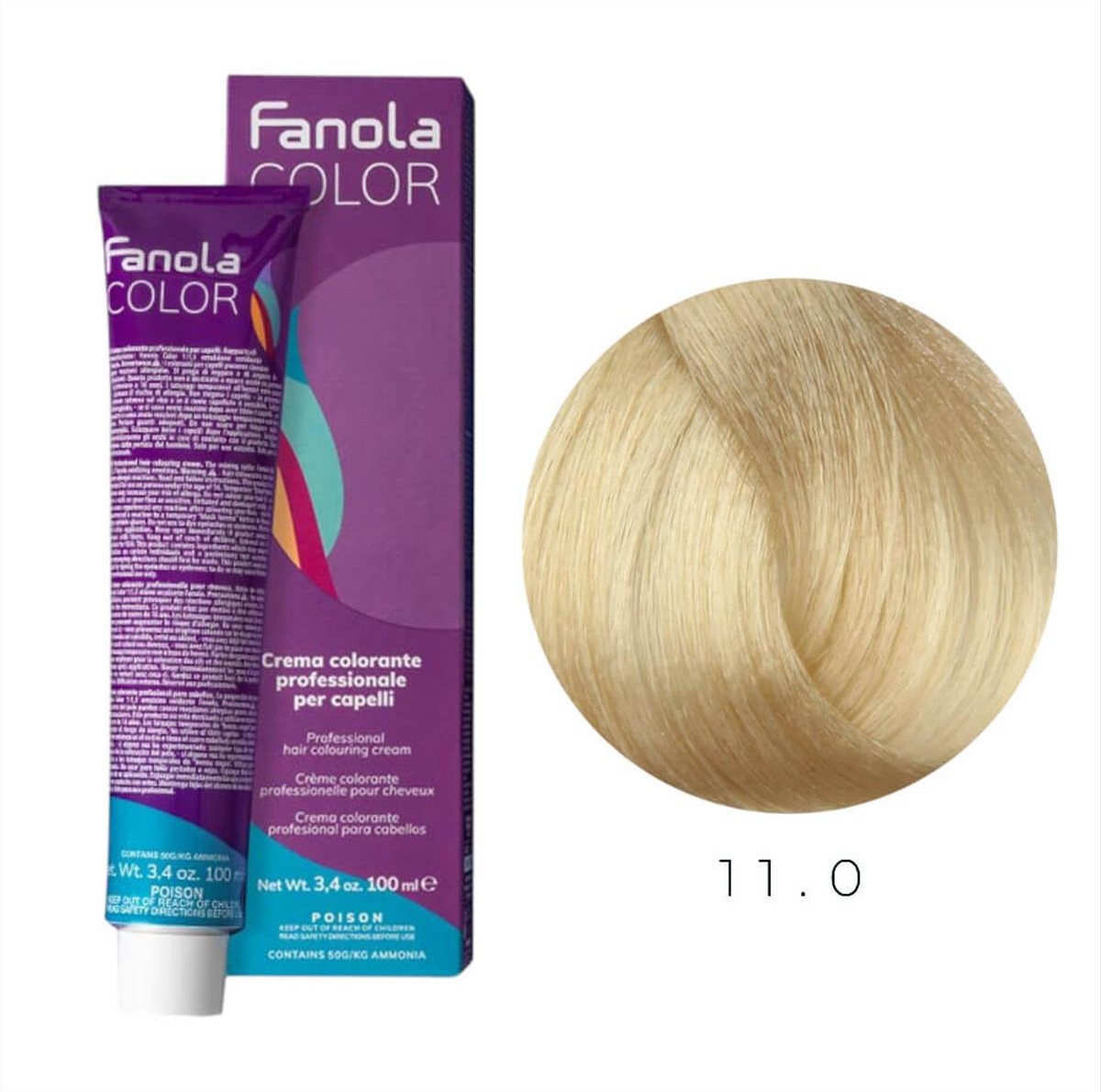 Hair Colouring Cream 11.0 Fanola 100ml