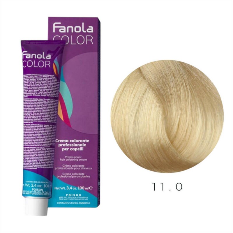 Βαφή Μαλλιών Fanola  11.0 Ξανθό σούπερ πλατινέ 100ml