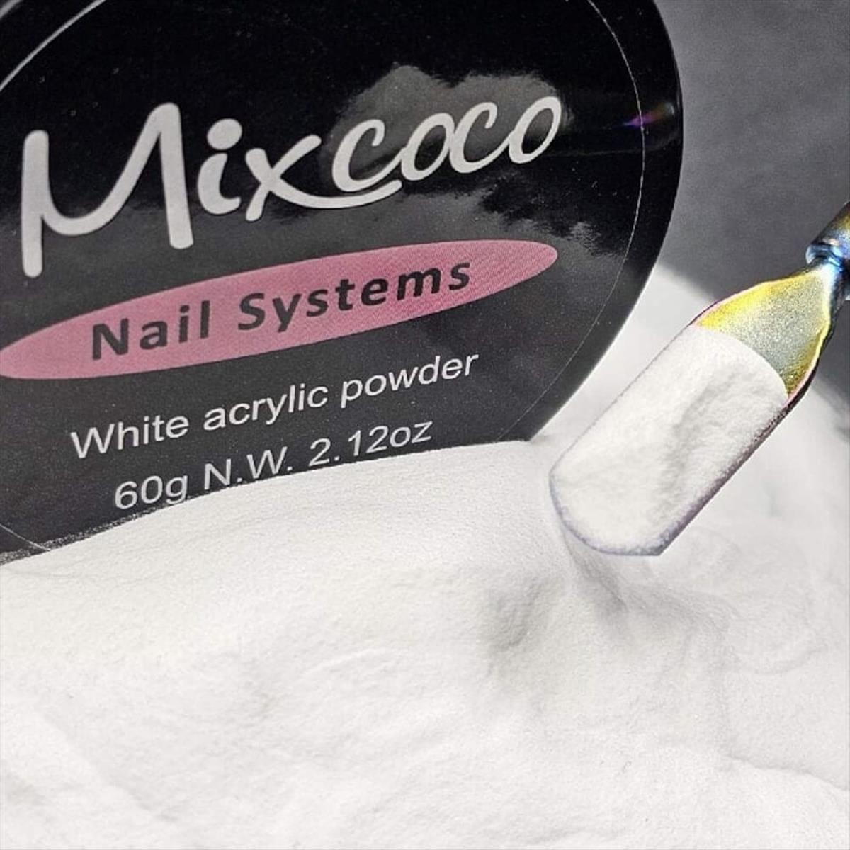 Ακρυλική Σκόνη White Mixcoco 60g