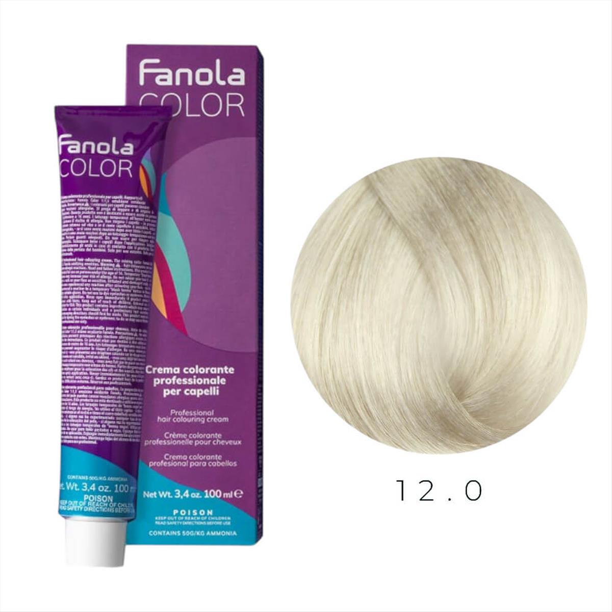 Hair Colouring Cream 12.0 Fanola 100ml