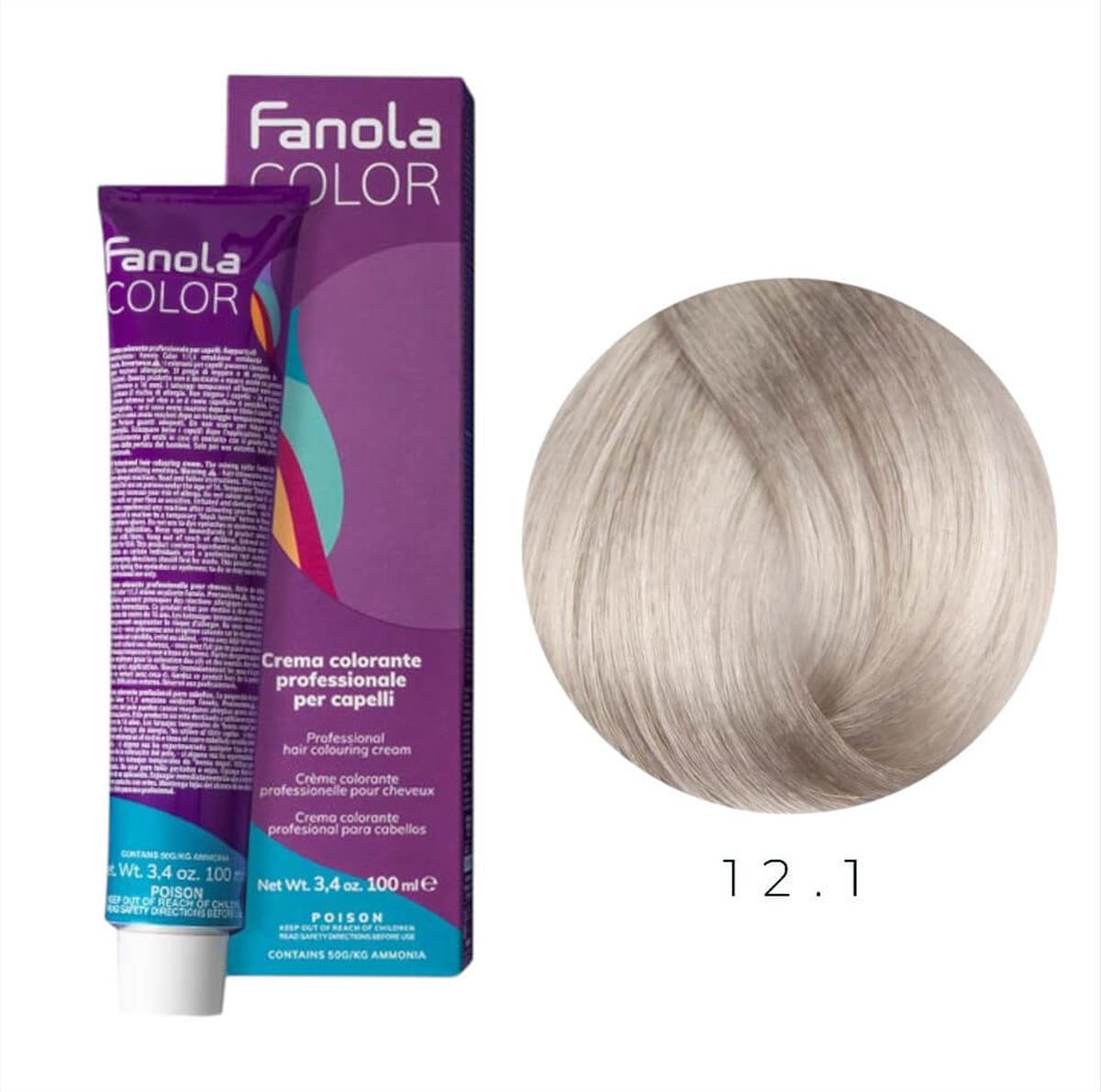 Hair Colouring Cream 12.1 Fanola 100ml