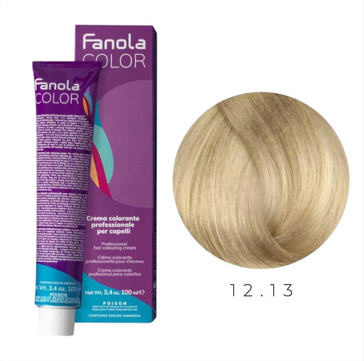 Hair Colouring Cream 12.13 Fanola 100ml