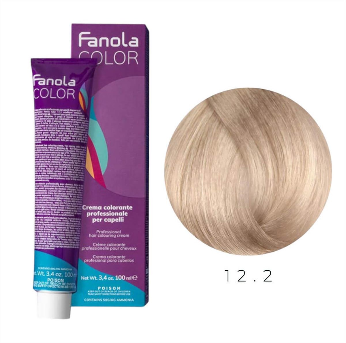 Hair Colouring Cream 12.2 Fanola 100ml