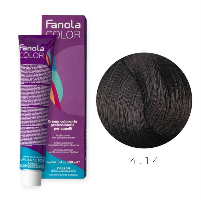 Hair Colouring Cream 4.14 Fanola 100ml