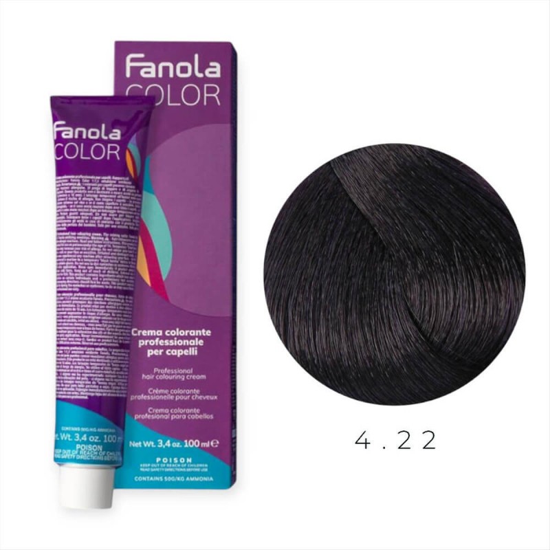 Hair Colouring Cream 4.22 Fanola 100ml