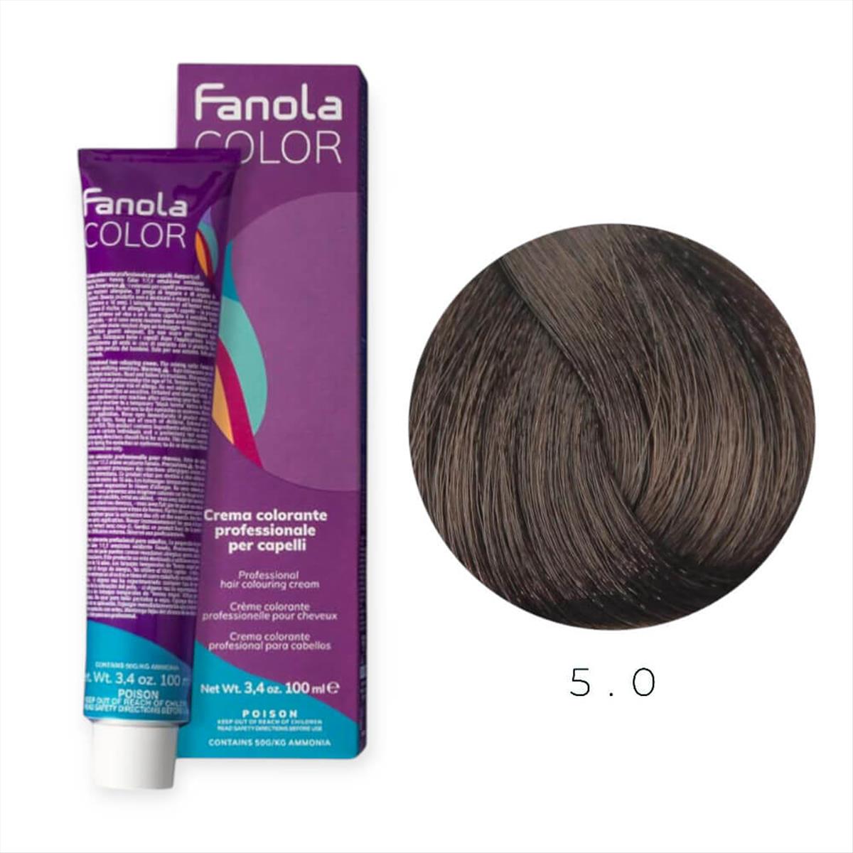 Hair Colouring Cream 5.00 Fanola 100ml