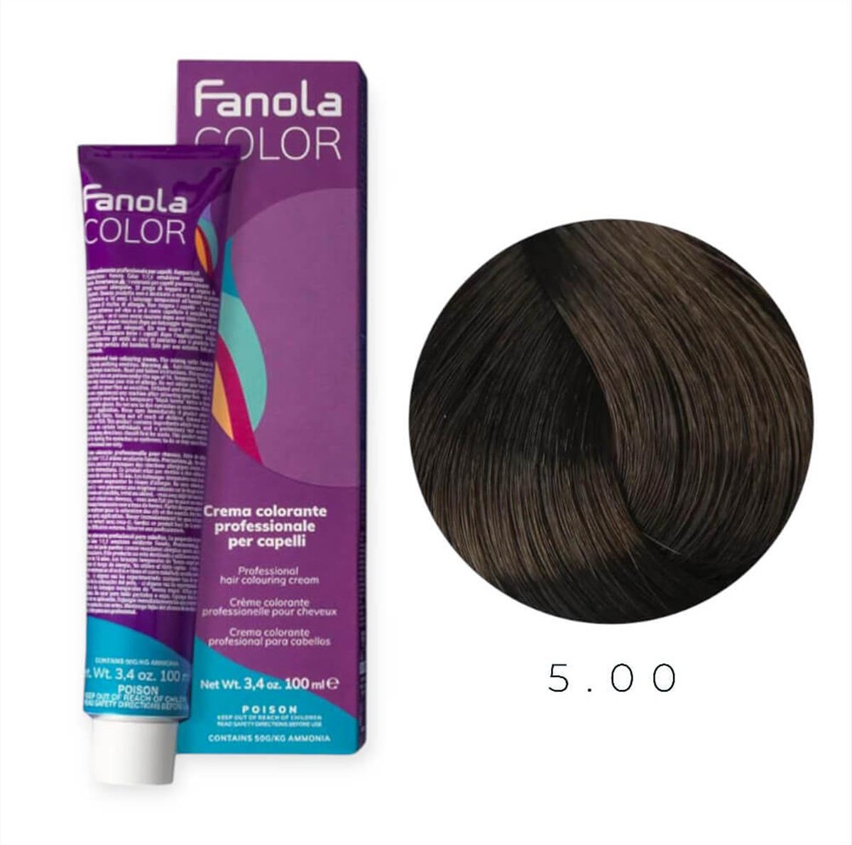 Hair Colouring Cream 5.00 Fanola 100ml