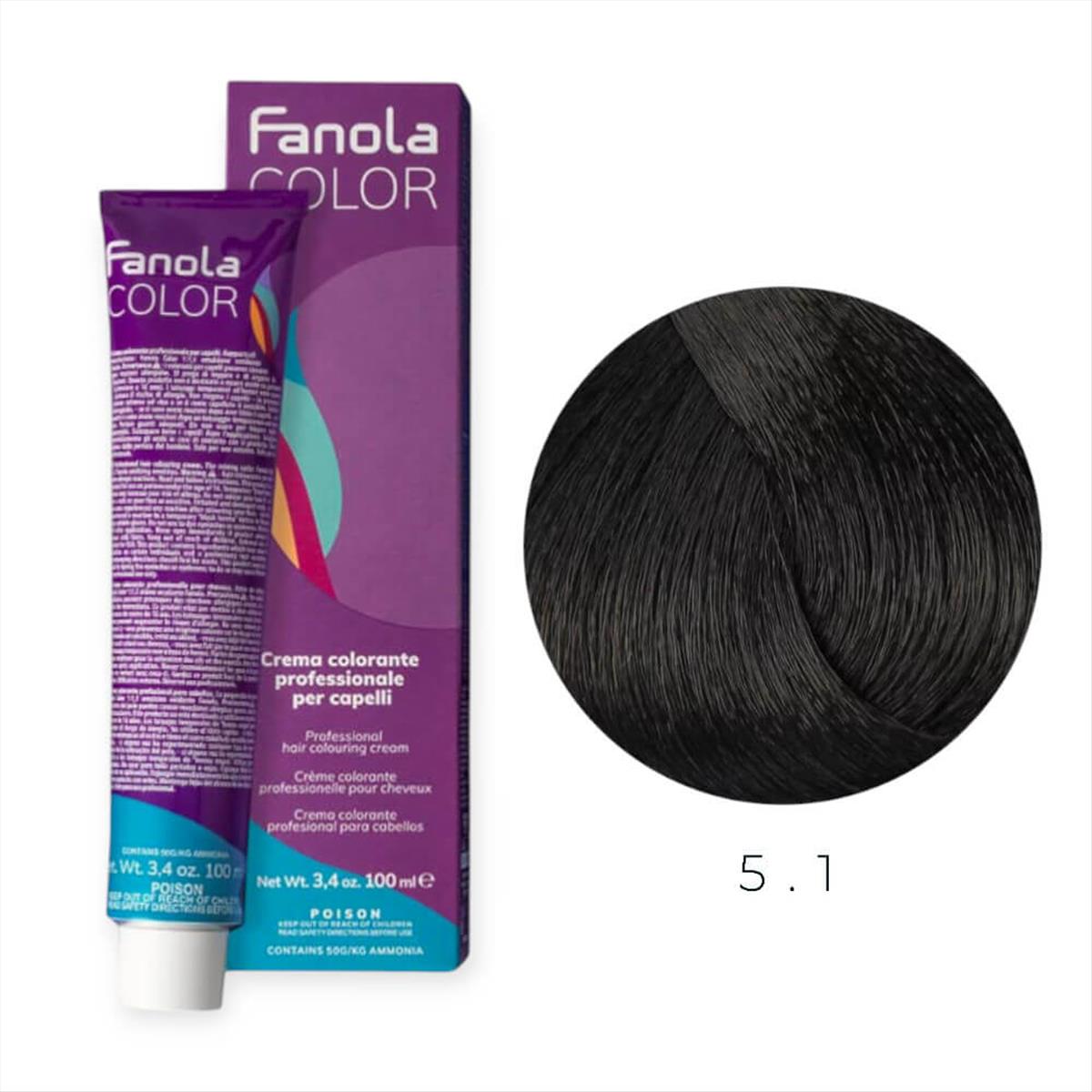 Hair Colouring Cream 5.1 Fanola 100ml