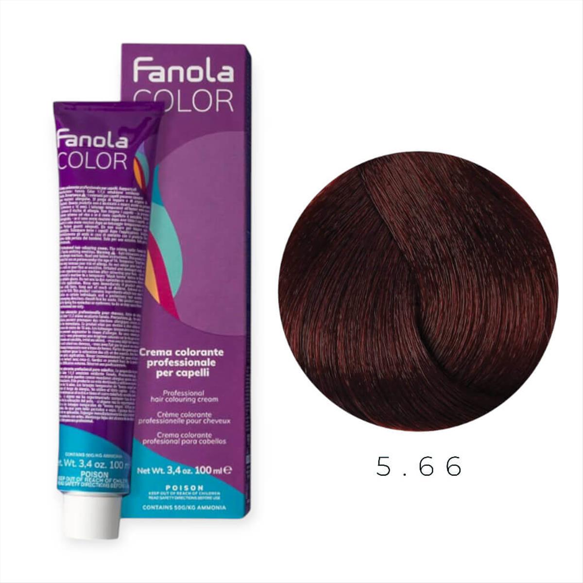 Hair Colouring Cream 5.66 Fanola 100ml