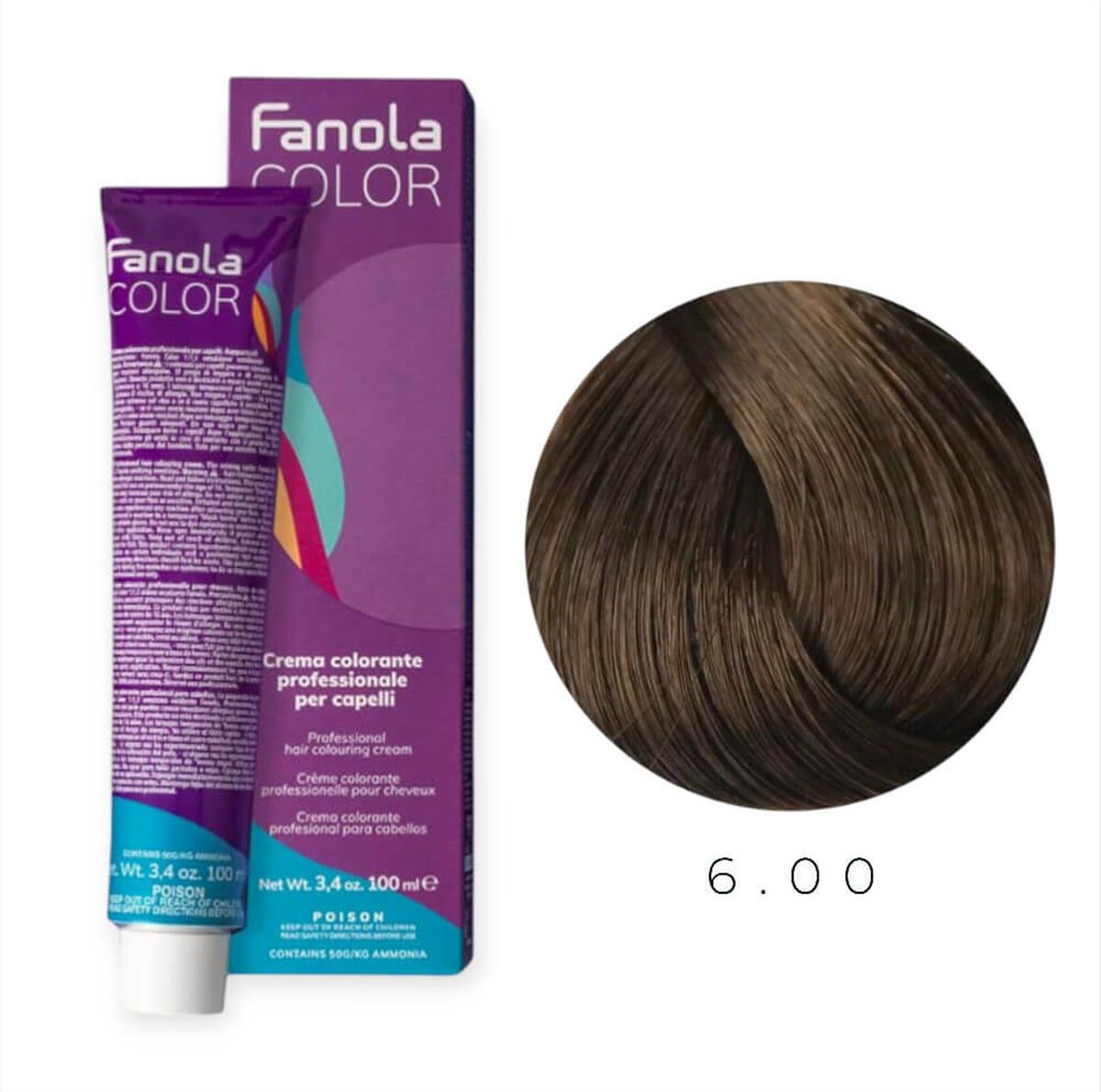 Hair Colouring Cream 6.00 Fanola 100ml