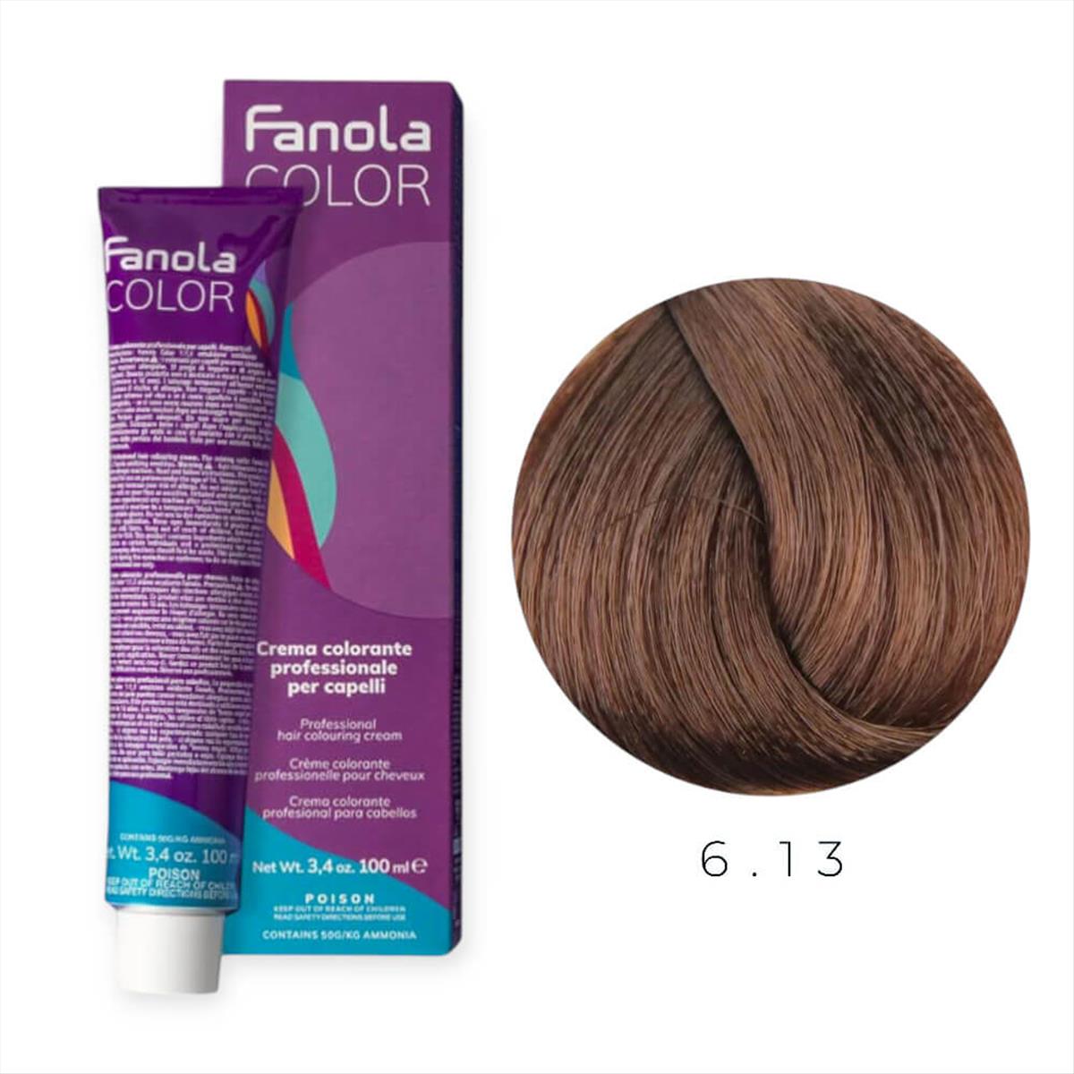 Hair Colouring Cream 6.13 Fanola 100ml