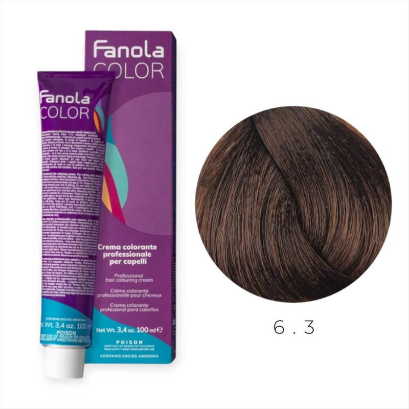 Hair Colouring Cream 6.3 Fanola 100ml