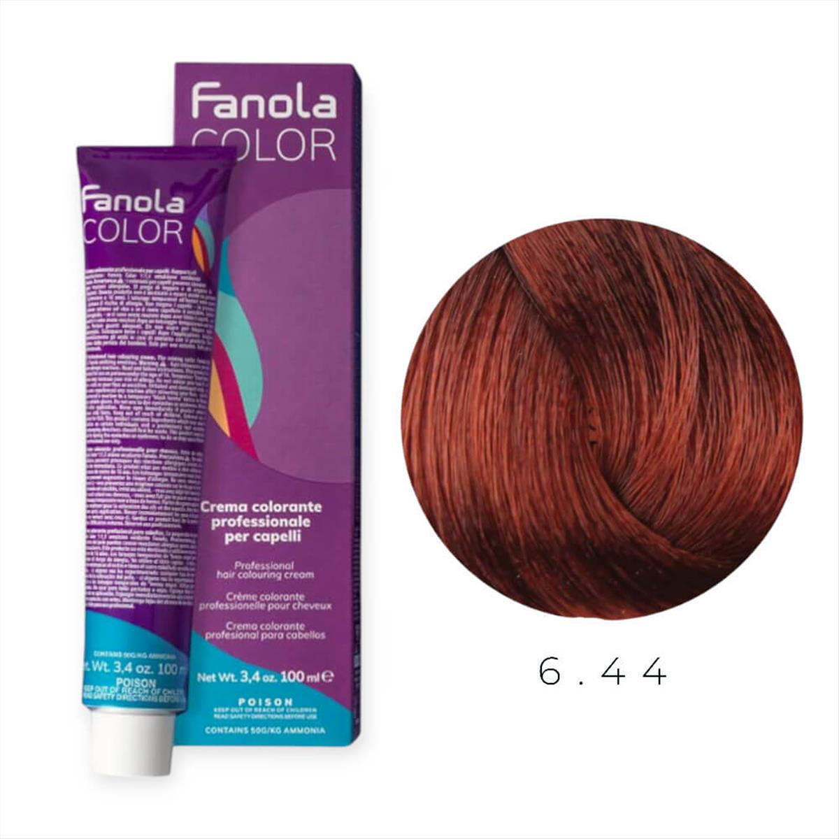 Hair Colouring Cream 6.44 Fanola 100ml