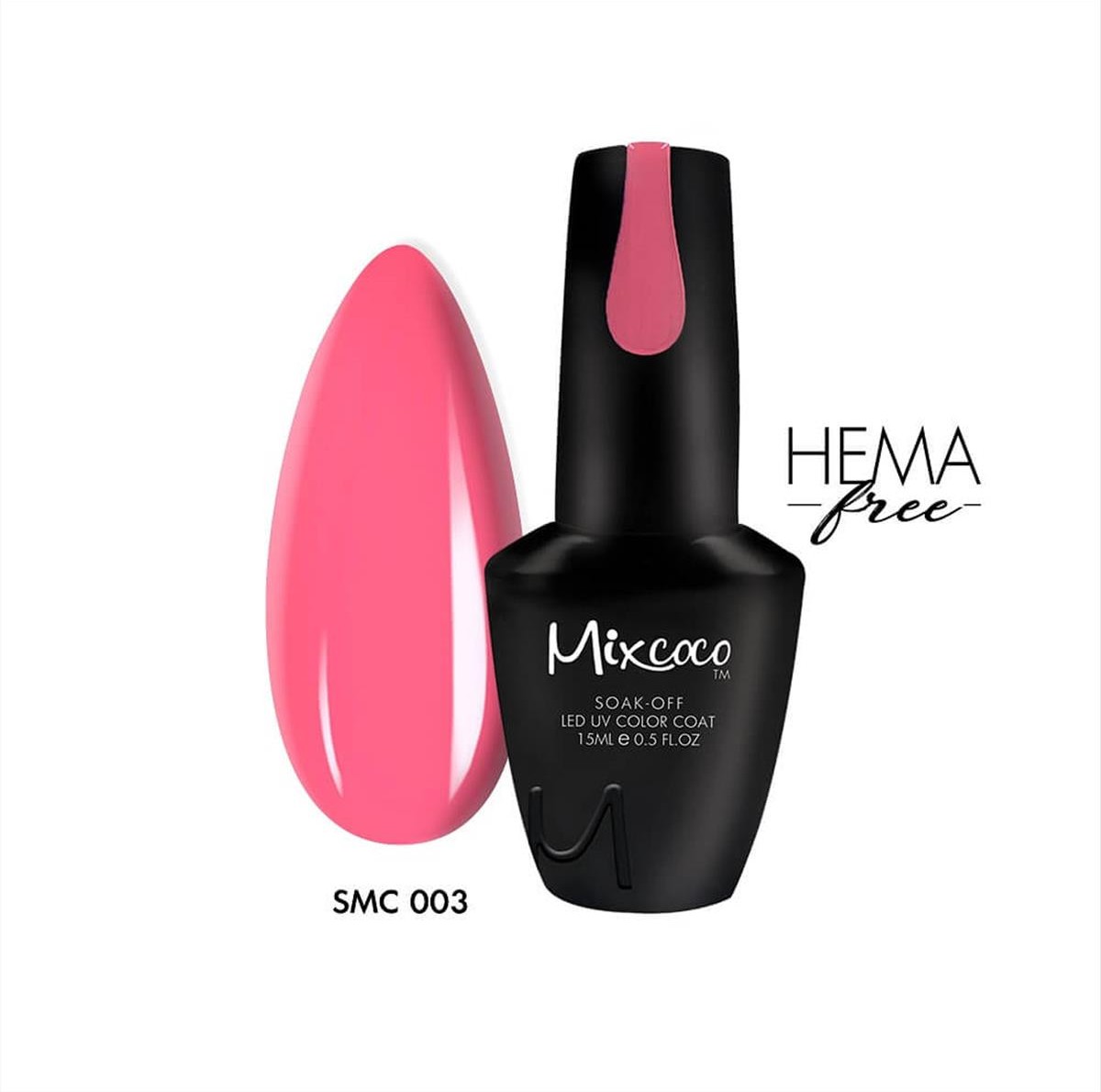 Ημιμόνιμο βερνίκι νυχιών Mixcoco SMC003 15ml