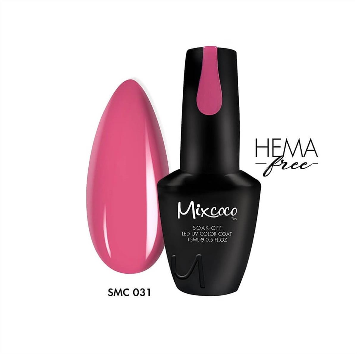 Ημιμόνιμο βερνίκι νυχιών Mixcoco SMC031 15ml