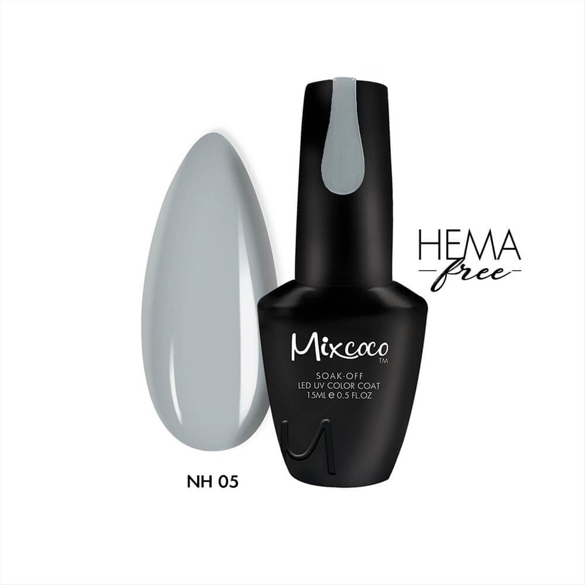 Ημιμόνιμο βερνίκι νυχιών Mixcoco NH05 15ml