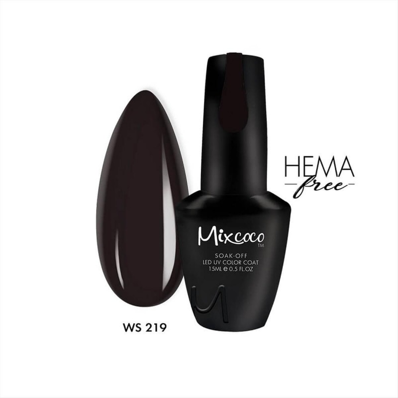 Ημιμόνιμο βερνίκι νυχιών Mixcoco WS-219 15ml