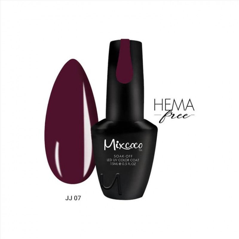 Ημιμόνιμο βερνίκι νυχιών Mixcoco JJ07 15ml