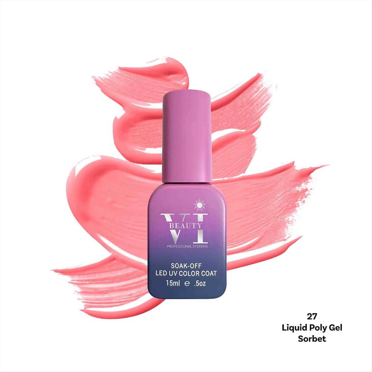 Liquid Poly Gel 27 Sorbet Vi Beauty 15ml