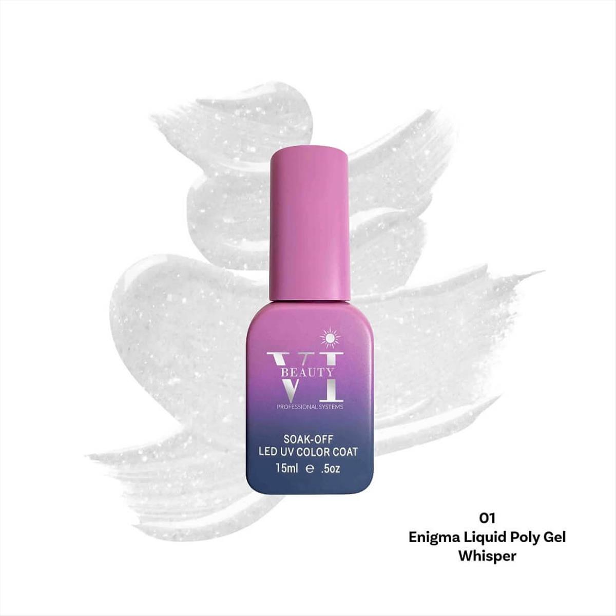 Enigma Liquid Poly Gel Whisper 01 Vi Beauty 15ml