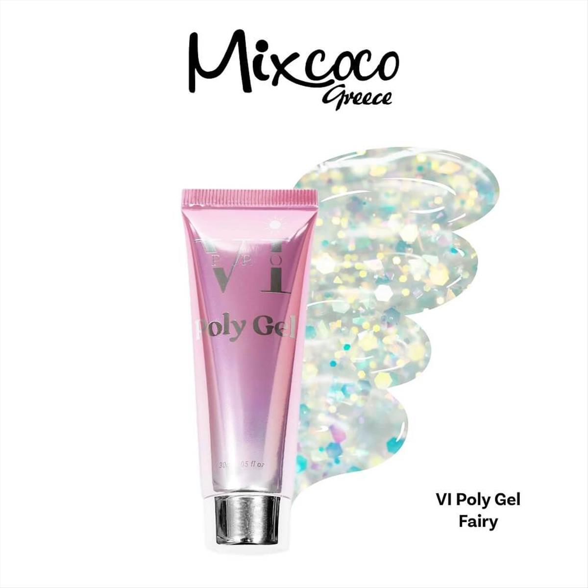 Poly gel Glitter Fairy Vi Beauty 30gr