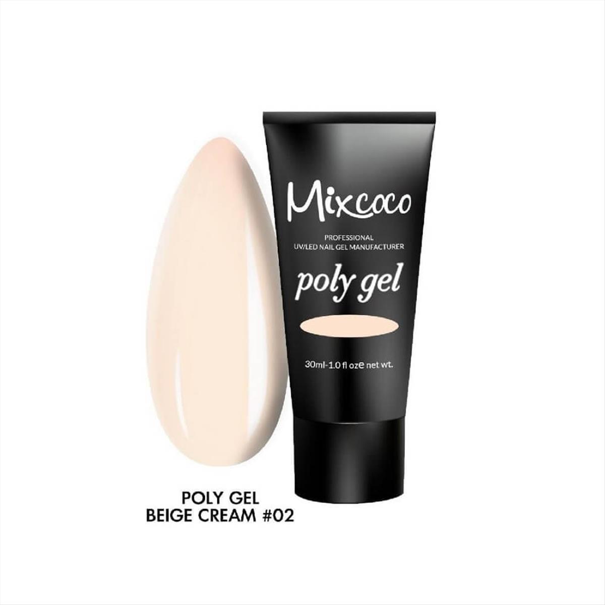 Poly gel Beige Cream Mixcoco 30ml