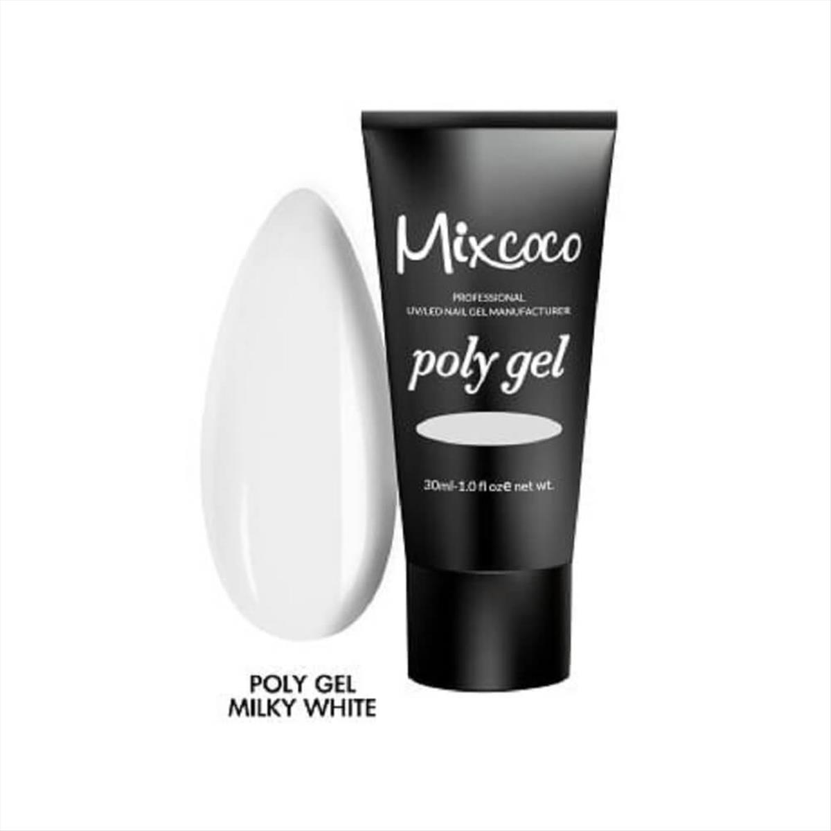 Poly gel Milky White Mixcoco 30ml