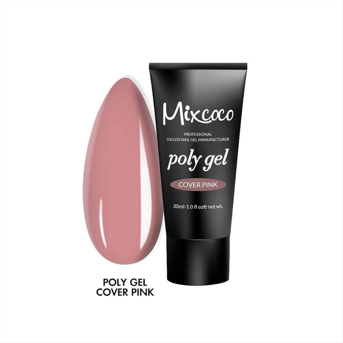 Poly gel Cover Pink Mixcoco 30ml