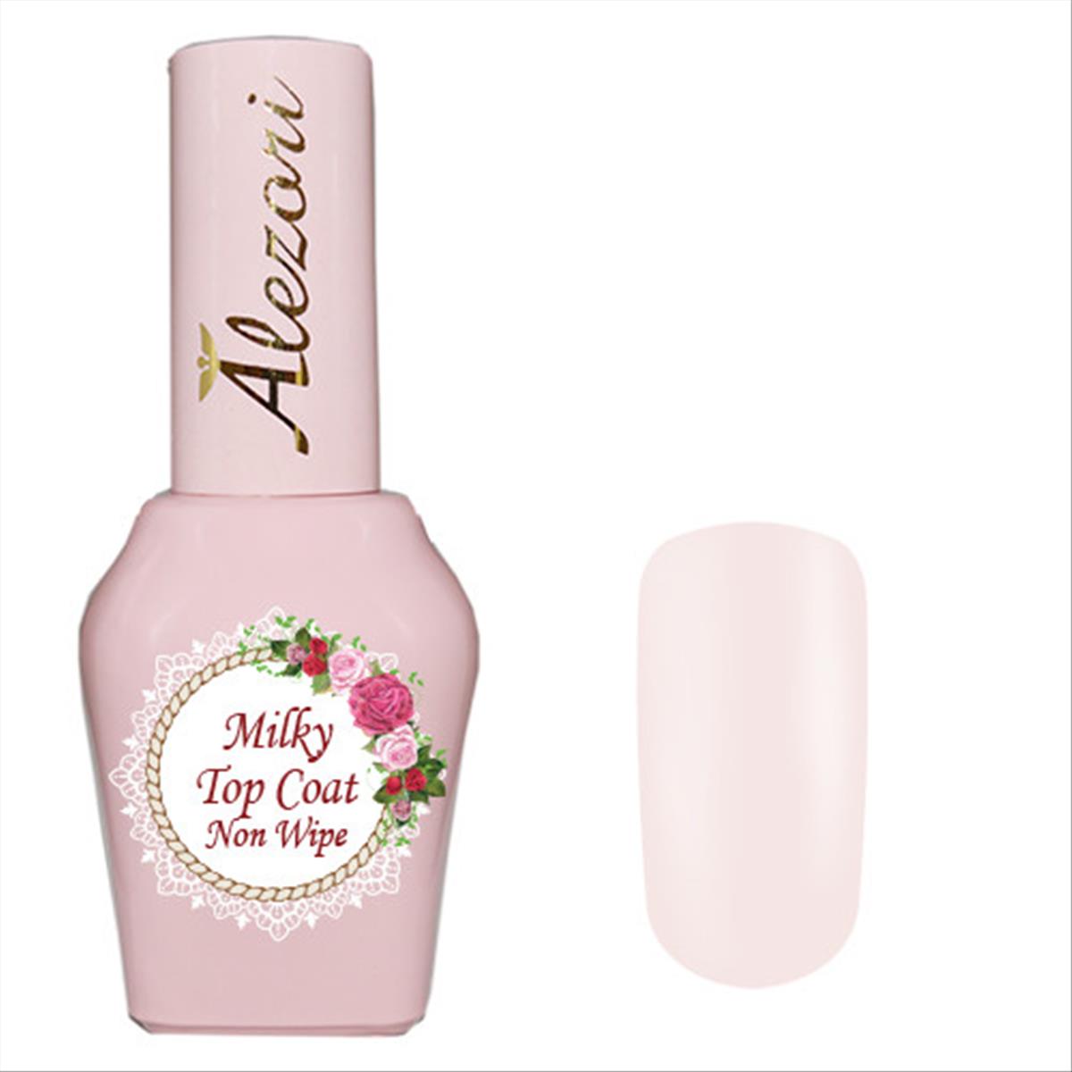 Alezori Top Coat Non Wipe Milky 15ml