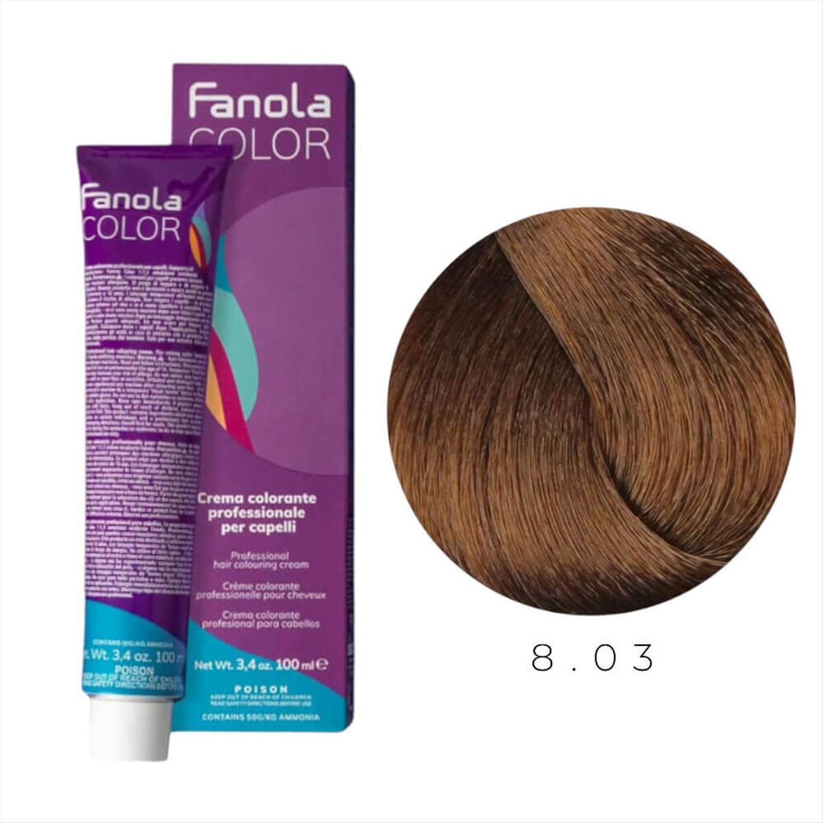 Hair Colouring Cream 8.03 Fanola 100ml