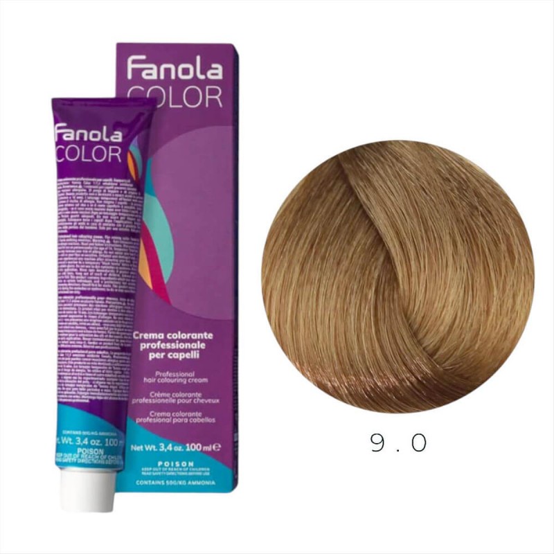 Hair Colouring Cream 9.0 Fanola 100ml
