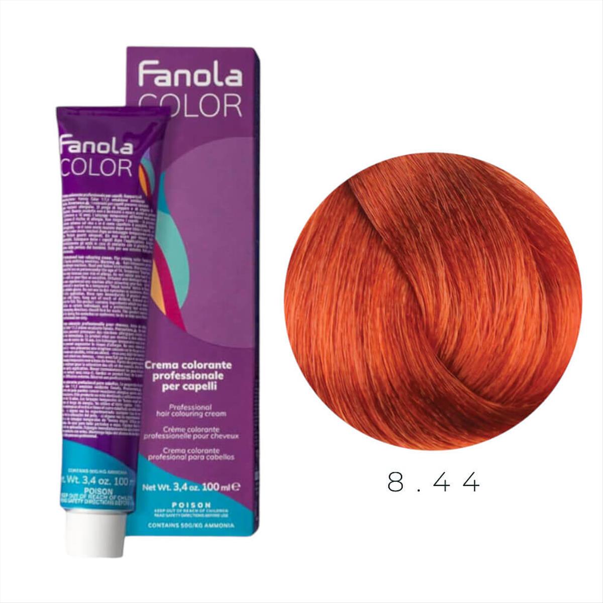 Hair Colouring Cream 8.44 Fanola 100ml