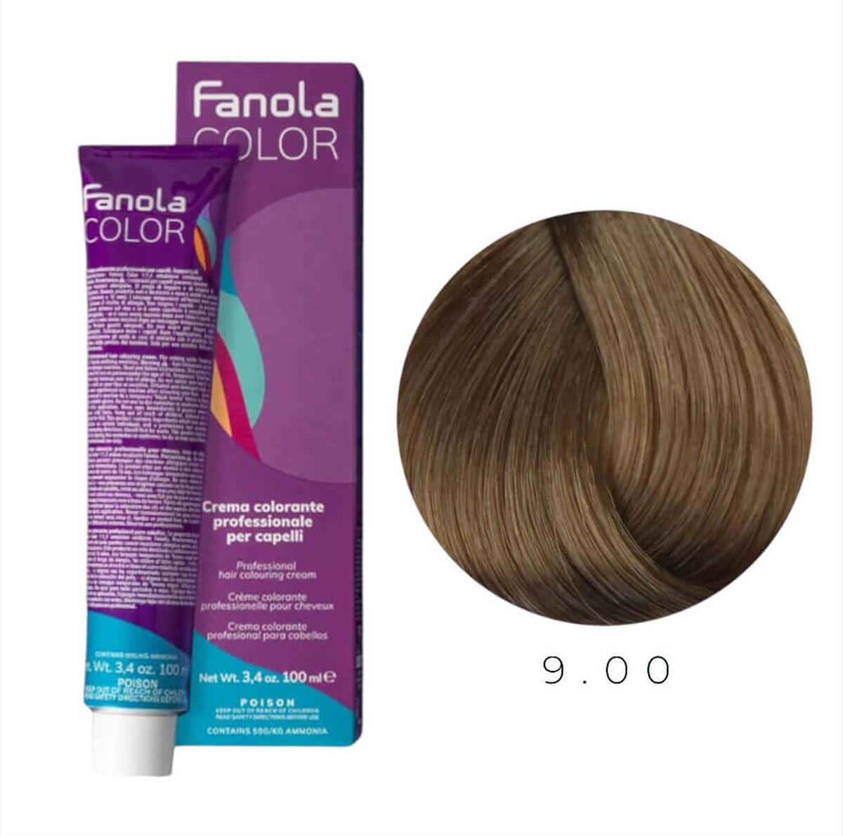 Hair Colouring Cream 9.00 Fanola 100ml