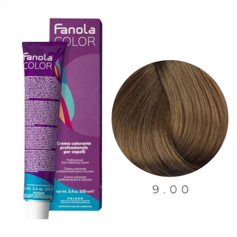 Βαφή Μαλλιών Fanola 9.00 Ξανθό πολύ ανοιχτό έξτρα 100ml