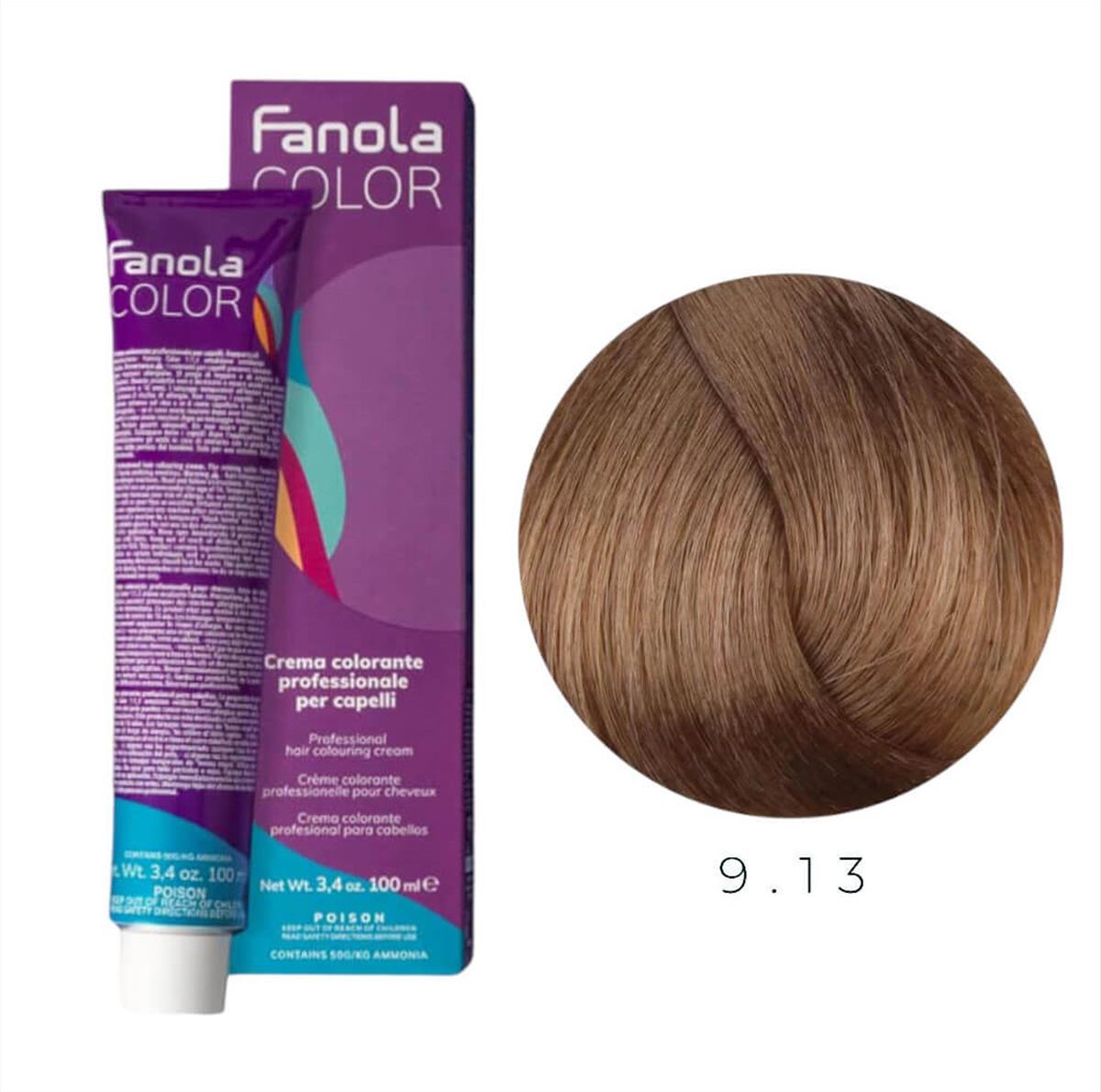 Hair Colouring Cream 9.13 Fanola 100ml